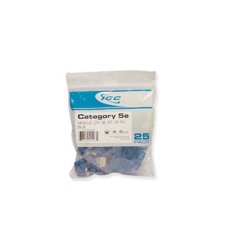 ICC IC107E5CBL 25PK Cat5 Jack Blue EZ Refurbished -  refurbished available on PCLiquidations
