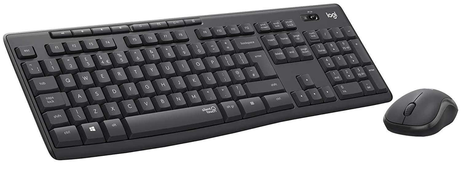 Logitech  MK295 Silent Wireless Mouse & Keyboard Combo Refurbished - Logitech refurbished available on PCLiquidations