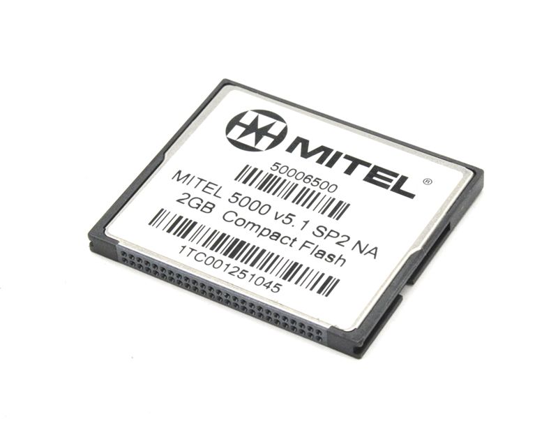 Mitel 5000 2GB Compact Flash Card (50006500) (License Package 6) Refurbished - Mitel refurbished available on PCLiquidations