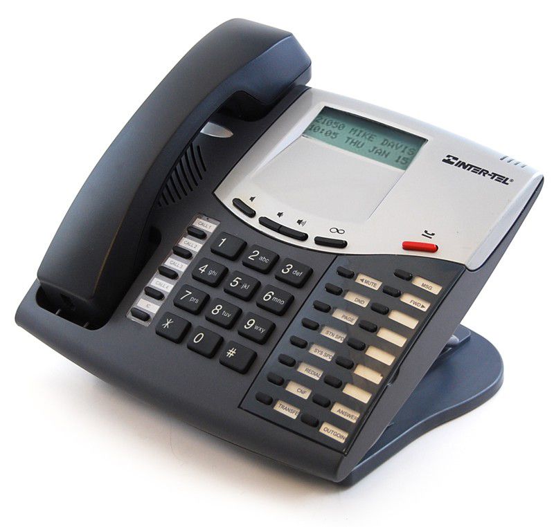 Inter-tel Axxess 550.8520 23-Button Charcoal Display SpeakerPhone - Grade B Refurbished -  refurbished available on PCLiquidations
