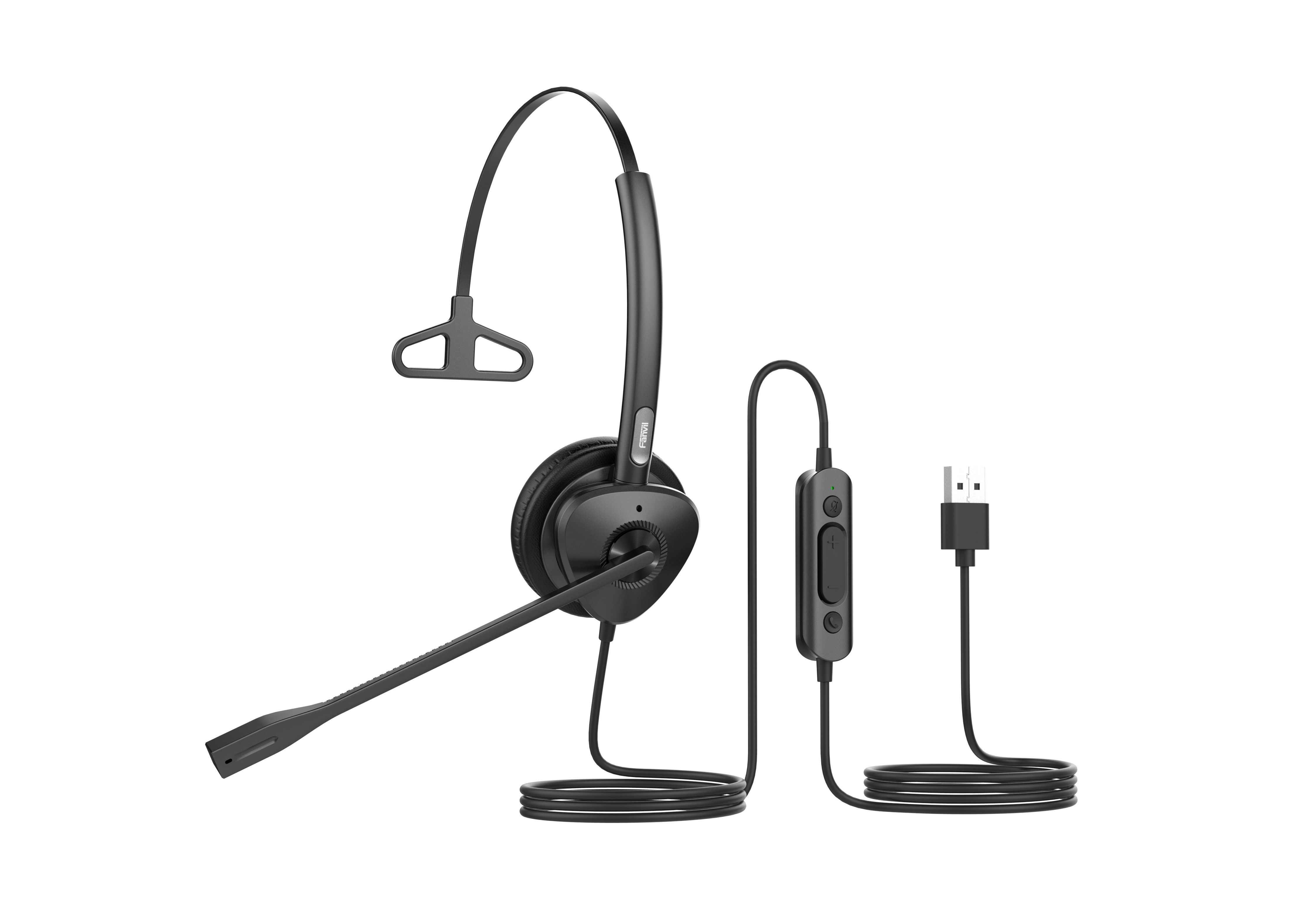 Fanvil HT301-U USB Mono Wired Headset Refurbished - Fanvil refurbished available on PCLiquidations