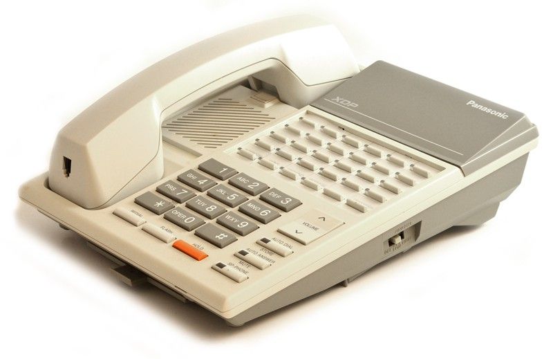 Panasonic KX-T7220 White 24-Button Digital Speakerphone - Grade B Refurbished - Panasonic refurbished available on PCLiquidations