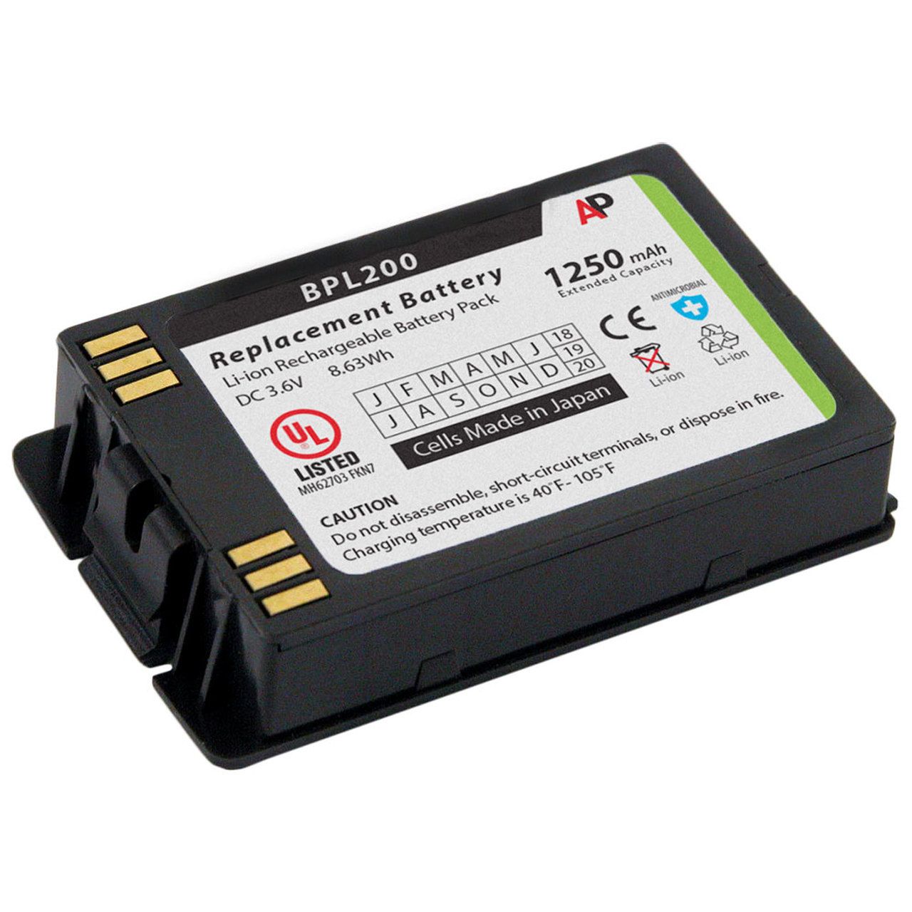 Polycom BPL200 Extended Capacity Lithium Ion Battery Refurbished - Polycom refurbished available on PCLiquidations