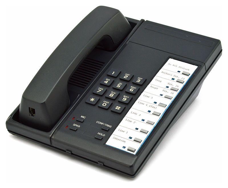 Toshiba Strata EKT6510-H 10-Button Charcoal Phone Refurbished - Toshiba refurbished available on PCLiquidations