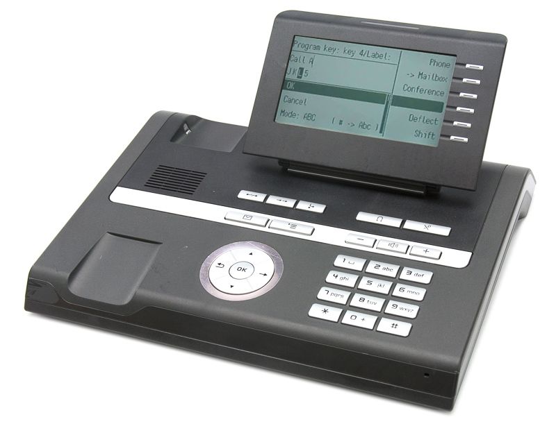 Siemens Unify OpenStage 40 T Lava Black 14-Button Digital Display Phone (L30250-F600-C151) Refurbished -  refurbished available on PCLiquidations