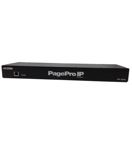 Buy VALCOM PagePro IP VIP-204B Server 4 ZONES 1 WAY 8 IP ZONES Refurbished - $644.92 VALCOM PagePro IP VIP-204B Server 4 ZONES 1 WAY 8 IP ZONES Refurbished - refurbished available on PCLiquidations