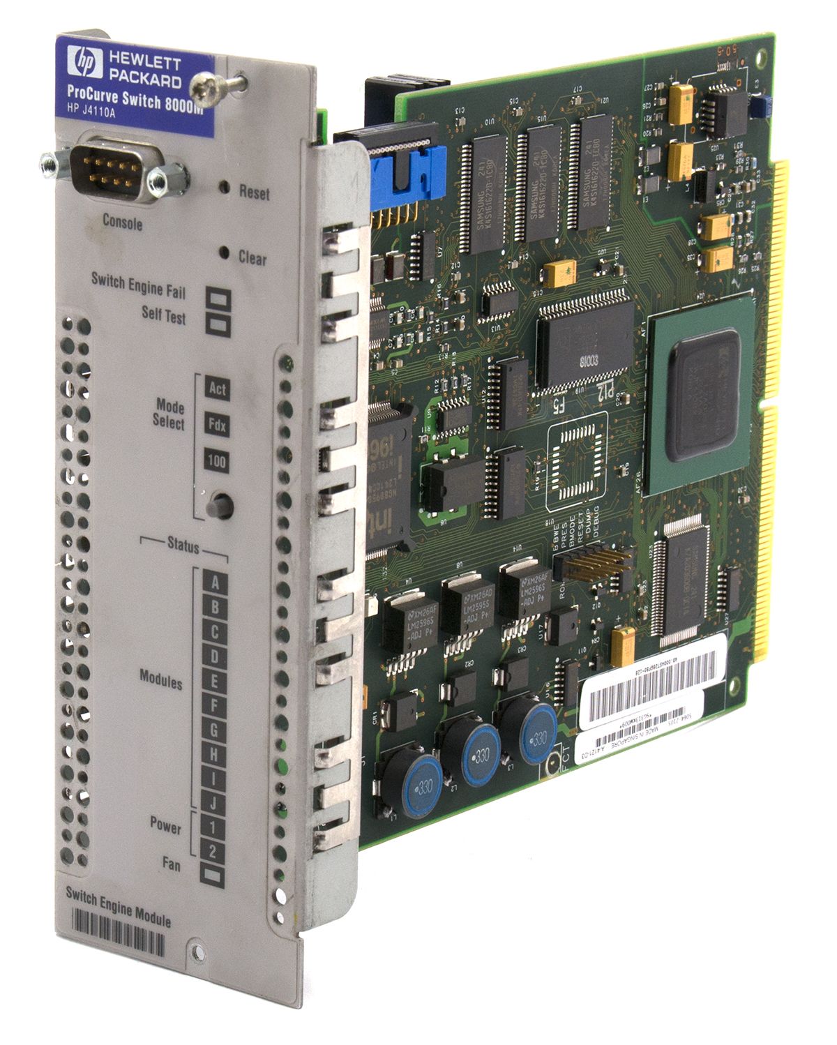 HP J4110A ProCurve 72-Port 10/100 Switch Cabinet (8000M) Refurbished - Hewlett-Packard (ou HP en abrégé) refurbished available on PCLiquidations