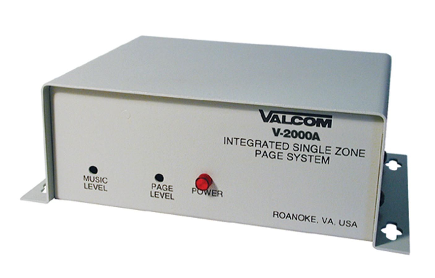 VALCOM V-2000A Page Control - 1 Zone 1Way Refurbished -  refurbished available on PCLiquidations