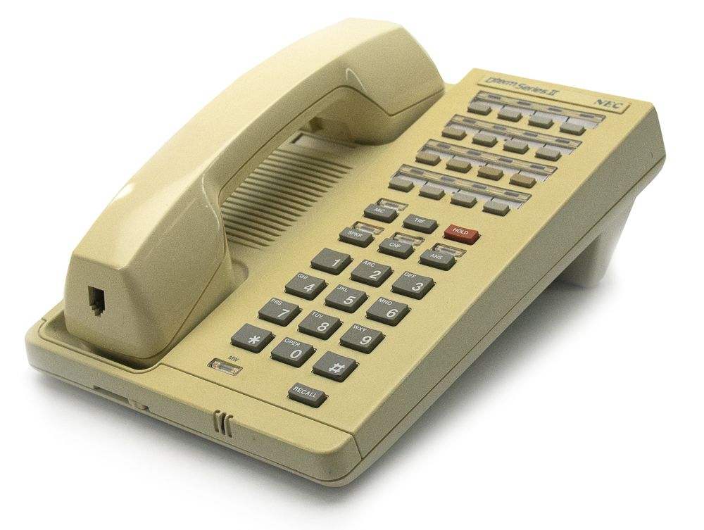 NEC Dterm Series II ETE-16-2 White 16-Line Non-Display Phone - Grade B Refurbished - NEC (Nippon Electric Company) refurbished available on PCLiquidations