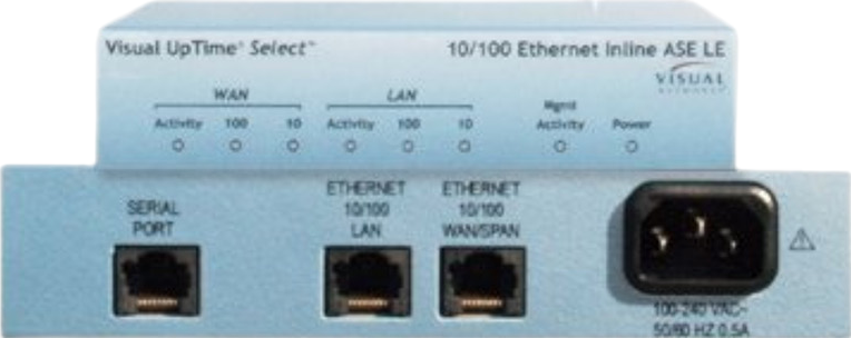 Visual Networks UpTime Select 10/100 Ethernet Inline ASE 807-0122 - Refurbished Refurbished -  refurbished available on PCLiquidations