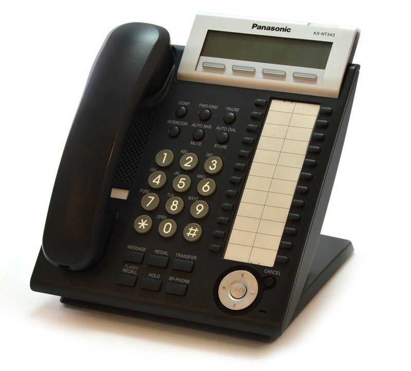 Panasonic KX-NT343C-B IP Phone - Grade B Refurbished - Panasonic refurbished available on PCLiquidations
