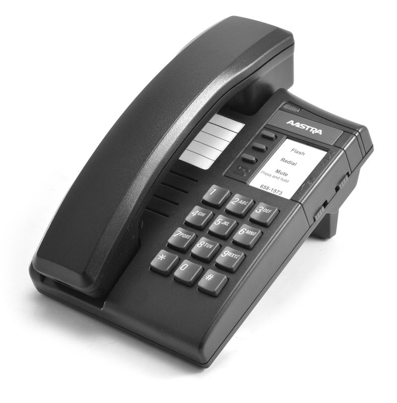 Nortel Aastra M8004 Charcoal Analog Phone - Grade A Refurbished -  refurbished available on PCLiquidations