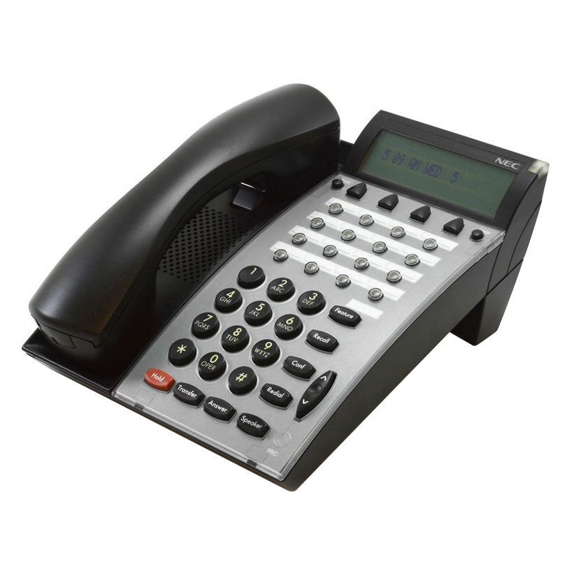 NEC Electra Elite DTU-16D-2 Black Display Speaker Phone (770032) - Grade B Refurbished - NEC (Nippon Electric Company) refurbished available on PCLiquidations