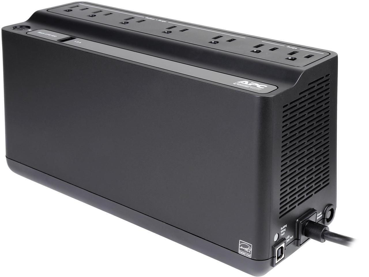 APC BE600M1 Back-UPS 600VA 330W Refurbished - APC (this could refer to multiple brands with the same initials, such refurbished available on PCLiquidations