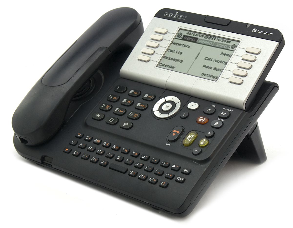 Alcatel IPTouch 4038 Gray Gigabit IP Display Speakerphone - Grade A Refurbished - Alcatel refurbished available on PCLiquidations