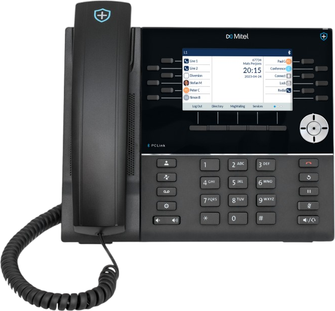 Mitel 6930WT MiNET Wi-Fi IP Phone w/ BioCote Refurbished - Mitel refurbished available on PCLiquidations