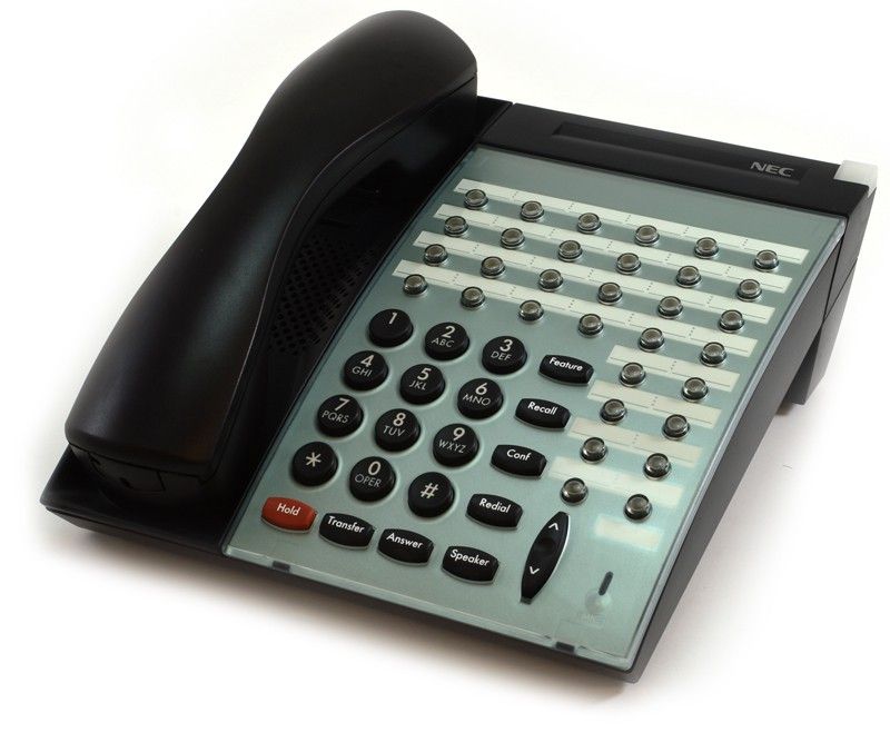 NEC Electra Elite DTU-32-1 Black Non-Display Speakerphone (770040) Refurbished - NEC (Nippon Electric Company) refurbished available on PCLiquidations