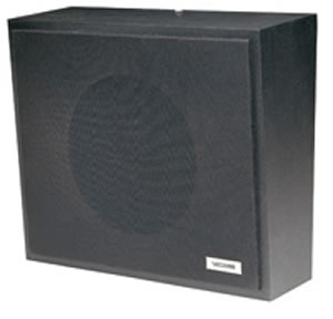 VALCOM Talkback Wall Speaker - Black Refurbished -  refurbished available on PCLiquidations