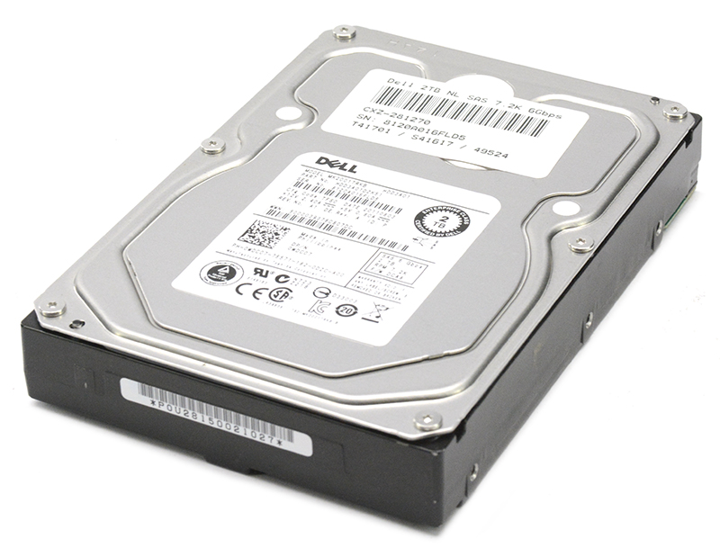 Dell 2TB 7200RPM 3.5"" SAS Hard Disc Drive HDD (MK2001TRKB) Refurbished - Dell refurbished available on PCLiquidations