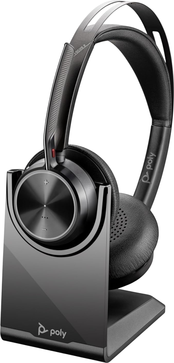 Poly Voyager Focus 2-M USB-C-C BT ANC Headset USB-C/A w/ Stand Refurbished - N/A (Il existe plusieurs marques avec le nom "Poly", il refurbished available on PCLiquidations