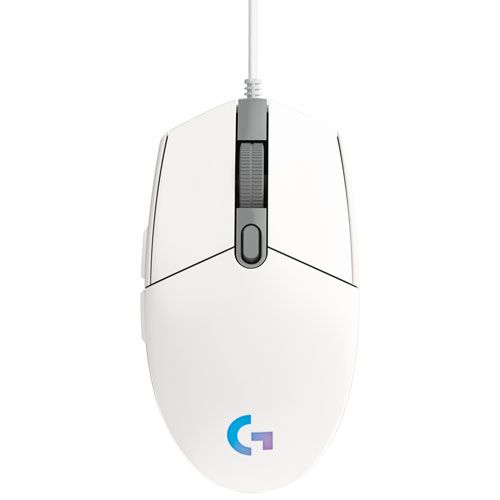 Logitech G203 Lightsync Gaming Mouse - White Refurbished - Logitech refurbished available on PCLiquidations