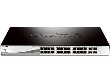 D-Link DGS-1210-28P 24-Port 10/100/1000 Managed PoE Switch Refurbished - D-Link refurbished available on PCLiquidations
