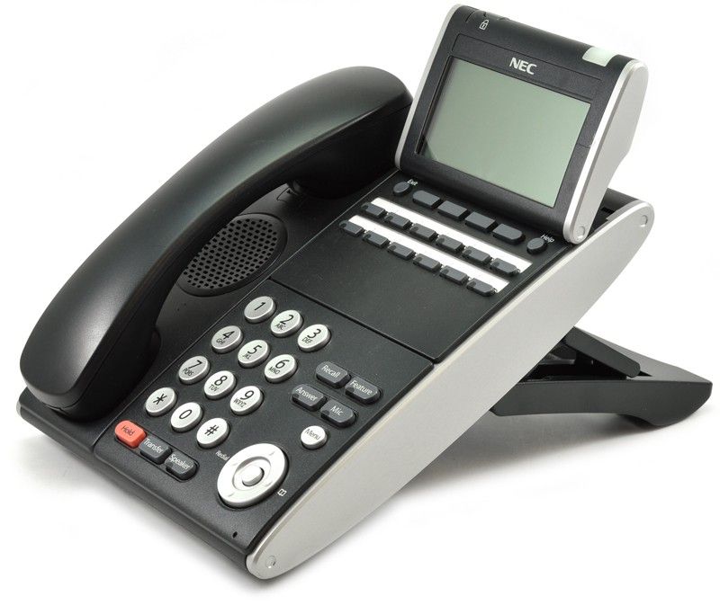 NEC DT700 Univerge ITL-24D Phone w/ GBA-L-Gigabit Ethernet Adapter - Grade B Refurbished - NEC (Nippon Electric Company) refurbished available on PCLiquidations