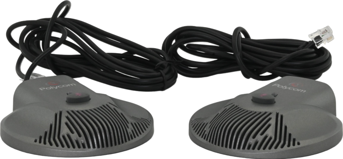 Polycom SoundStation VTX 1000/IP 6000 Extension Microphone Set (2201-07155-001) - Refurbished Refurbished - Polycom refurbished available on PCLiquidations