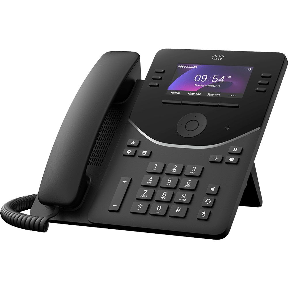 Cisco 9851 Color Display IP Phone - Carbon Black - Grade A Refurbished - Cisco Systems Inc. refurbished available on PCLiquidations