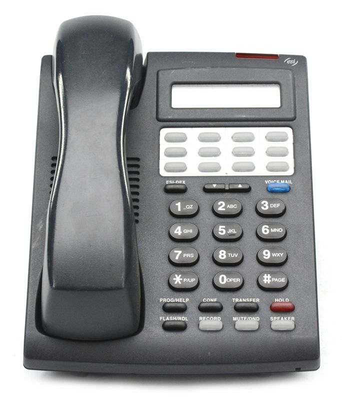 ESI Communications 24-Key DFP Charcoal Display Speakerphone (5000-0493) - No Stand - Grade A Refurbished -  refurbished available on PCLiquidations