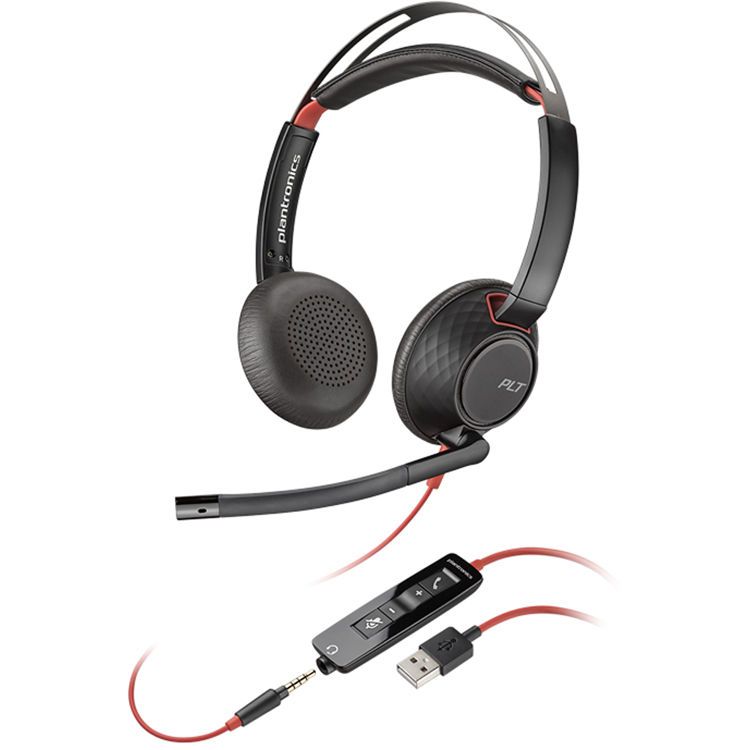 Poly Blackwire 5220 USB-A Stereo Headset Refurbished - N/A (Il existe plusieurs marques avec le nom "Poly", il refurbished available on PCLiquidations