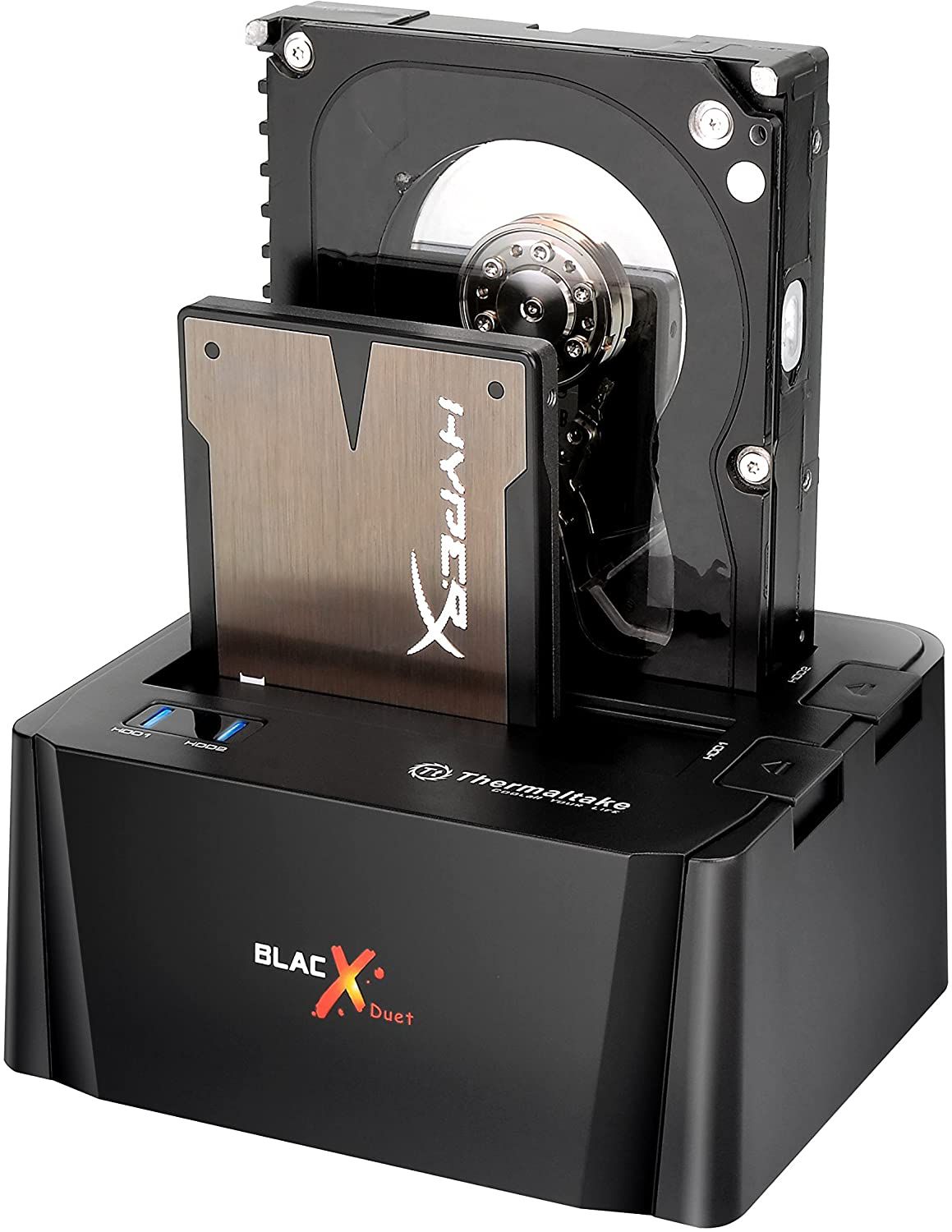 Thermaltake ST0014U-D BlacX Duet HDD Docking Station Refurbished -  refurbished available on PCLiquidations