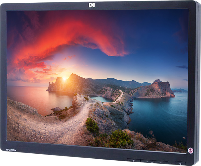 HP LE2201w 22"" Widescreen LCD Monitor - No Stand - Grade C Refurbished - Hewlett-Packard (ou HP en abrégé) refurbished available on PCLiquidations