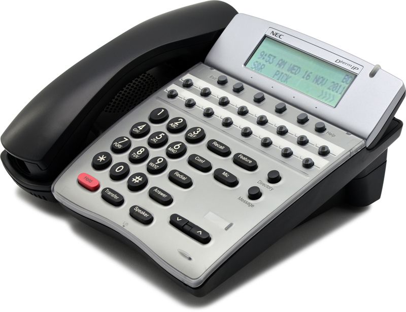 NEC Dterm IP ITR-16D-3 Black Display IP Speaker Phone (780028) Refurbished - NEC (Nippon Electric Company) refurbished available on PCLiquidations