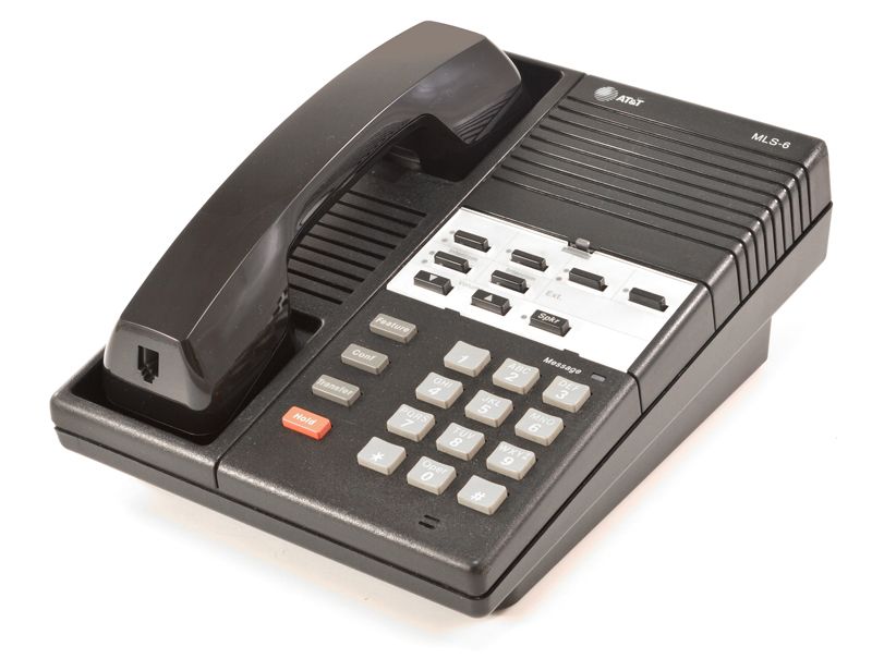 Avaya MLS-6 Black Phone Refurbished - Avaya refurbished available on PCLiquidations