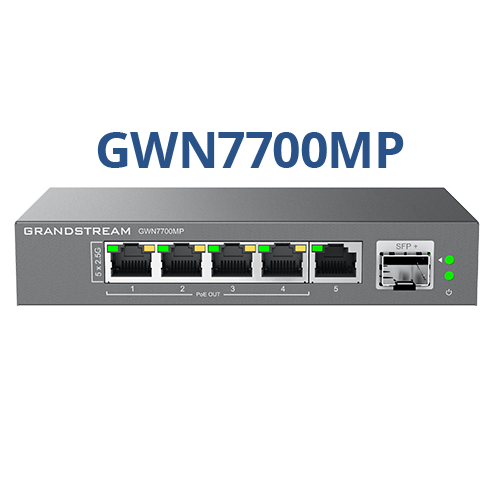 Buy Grandstream GWN7700MP 5-Port Unmanaged Gigabit PoE+ Switch Refurbished - $51.99 Grandstream GWN7700MP 5-Port Unmanaged Gigabit PoE+ Switch Refurbished - Grandstream refurbished available on PCLiquidations