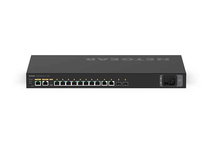 Netgear GSM4212UX 12-Port Managed Switch (10x Gigabit w/ 8x PoE++ / 2x 10G SFP+) Refurbished - Netgear refurbished available on PCLiquidations