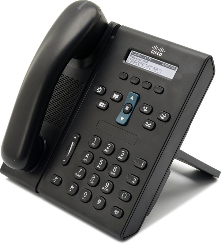 Cisco CP-6921 Black IP Display Speakerphone - Grade B Refurbished - Cisco Systems Inc. refurbished available on PCLiquidations
