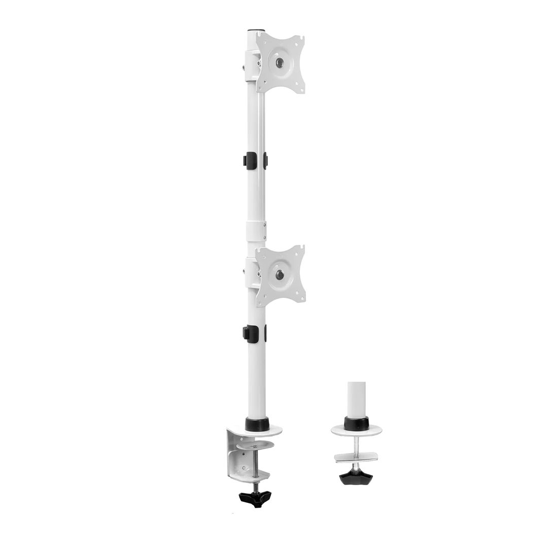 Buy VIVO Dual Vertical Monitor Desk Mount - White Refurbished - $57.59 VIVO Dual Vertical Monitor Desk Mount - White Refurbished - refurbished available on PCLiquidations