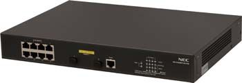 NEC QX-S1008GT-2G-PW 8-Port Gigabit PoE Ethernet Switch - New Refurbished - NEC (Nippon Electric Company) refurbished available on PCLiquidations