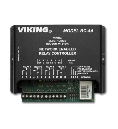 Viking Electronics RC-4A Network Enabled 4 Relay Controller Refurbished -  refurbished available on PCLiquidations