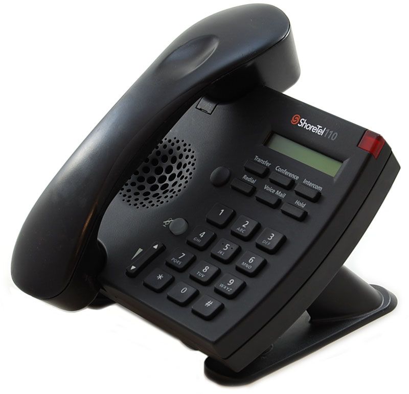 ShoreTel 110 Black IP Phone (IP110) Refurbished -  refurbished available on PCLiquidations