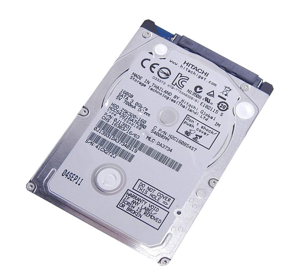Hitachi 160GB 5400RPM 2.5"" SATA Hard Disk Drive HDD (HTS543225L9A300) Refurbished -  refurbished available on PCLiquidations