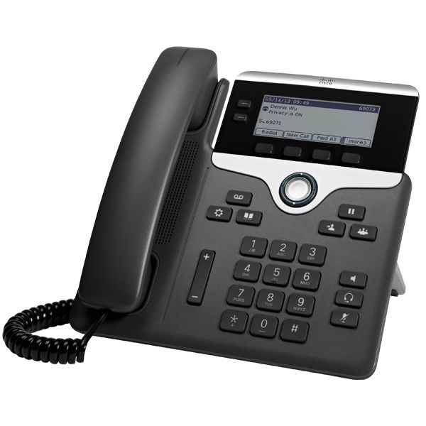 Cisco CP-7821 Charcoal Gigabit IP Display Speakerphone - Grade B Refurbished - Cisco Systems Inc. refurbished available on PCLiquidations
