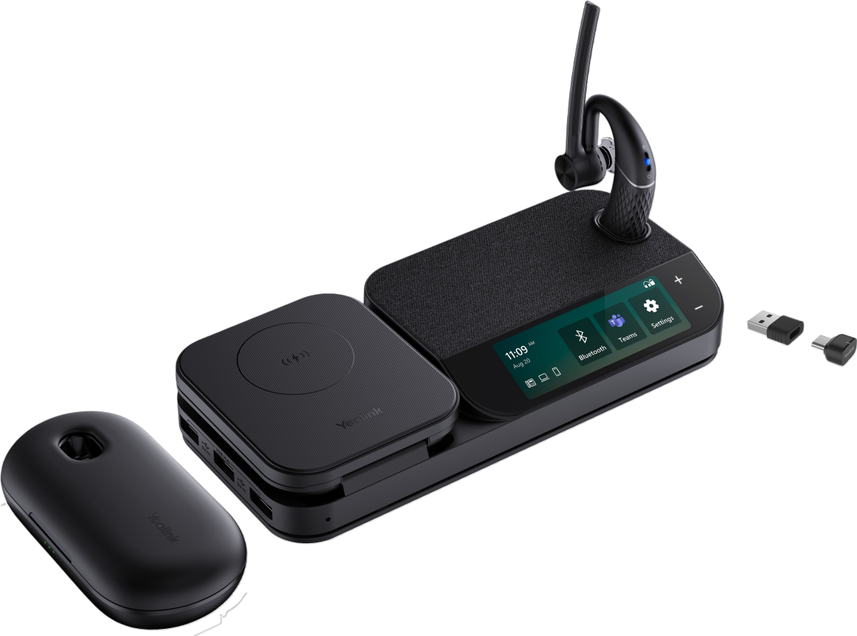 Yealink BH71 Workstation Pro Bluetooth Wireless Headset with USB-C/A Dongle Refurbished - Yealink refurbished available on PCLiquidations