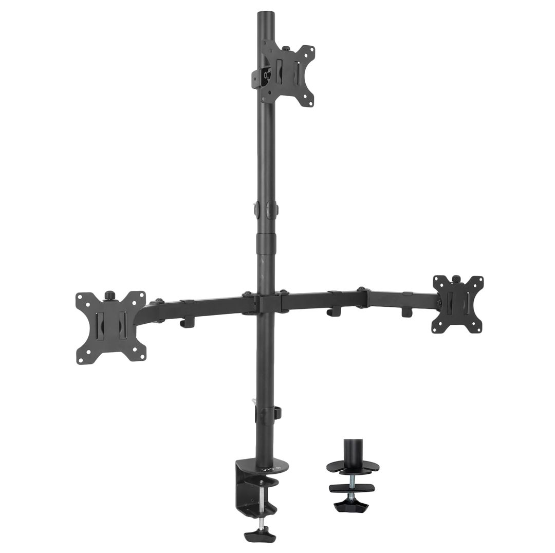Buy VIVO Triple Monitor Desk Mount - Black Refurbished - $59.99 VIVO Triple Monitor Desk Mount - Black Refurbished - refurbished available on PCLiquidations