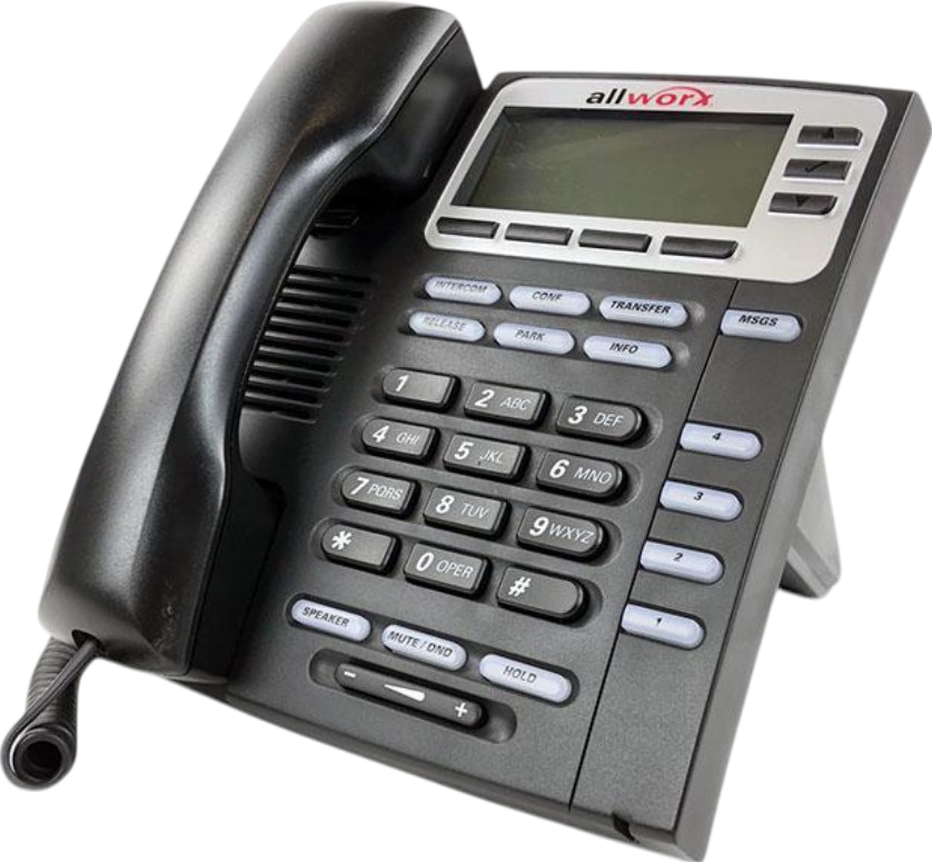 AllWorx 9204 Black IP Display Speakerphone - Grade A Refurbished -  refurbished available on PCLiquidations