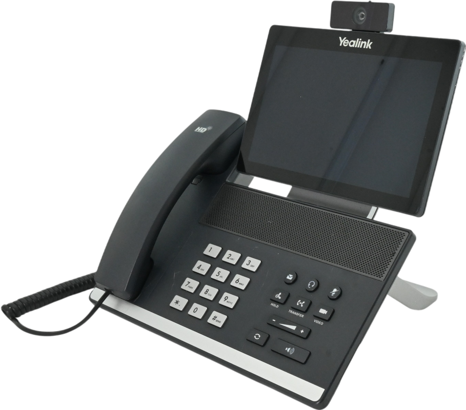 Yealink VP59 Black Gigabit IP Touchscreen Video Phone - Grade A Refurbished - Yealink refurbished available on PCLiquidations