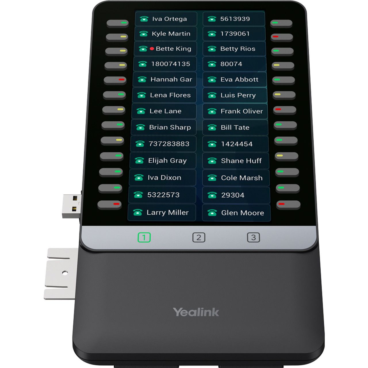 Yealink EXP55 26 -Button Color DSS Expansion Module for T7X/T8X Refurbished - Yealink refurbished available on PCLiquidations