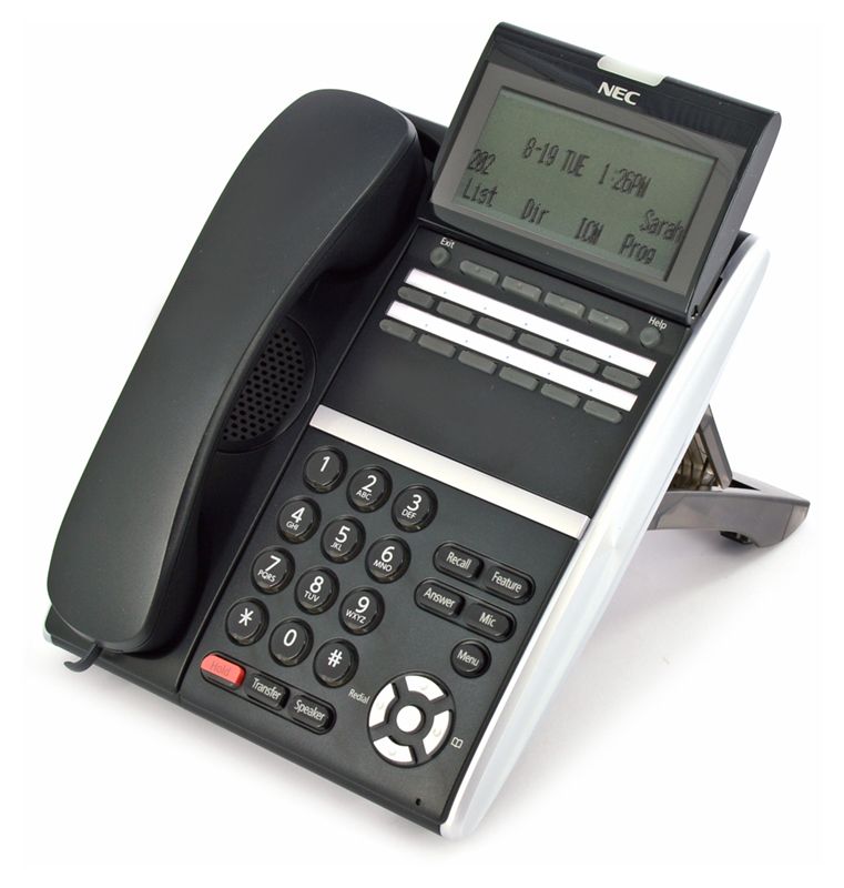 NEC Univerge ITZ-12D-3 (BK) 12-Button IP Display Phone (660002) - Grade B Refurbished -  refurbished available on PCLiquidations